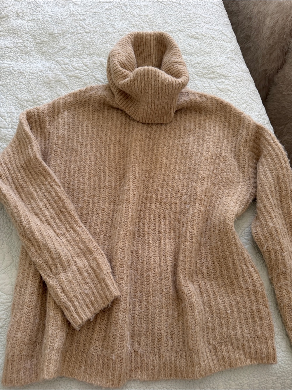 Cozy Soft Cowl Turtleneck Sweater - Women